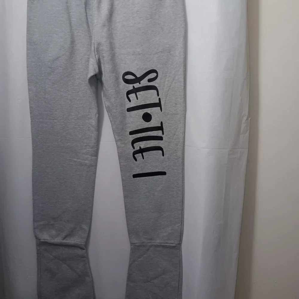 T CREW STACKED MEAN PEOPLE SUCK GRAPHIC SWEATPANTS